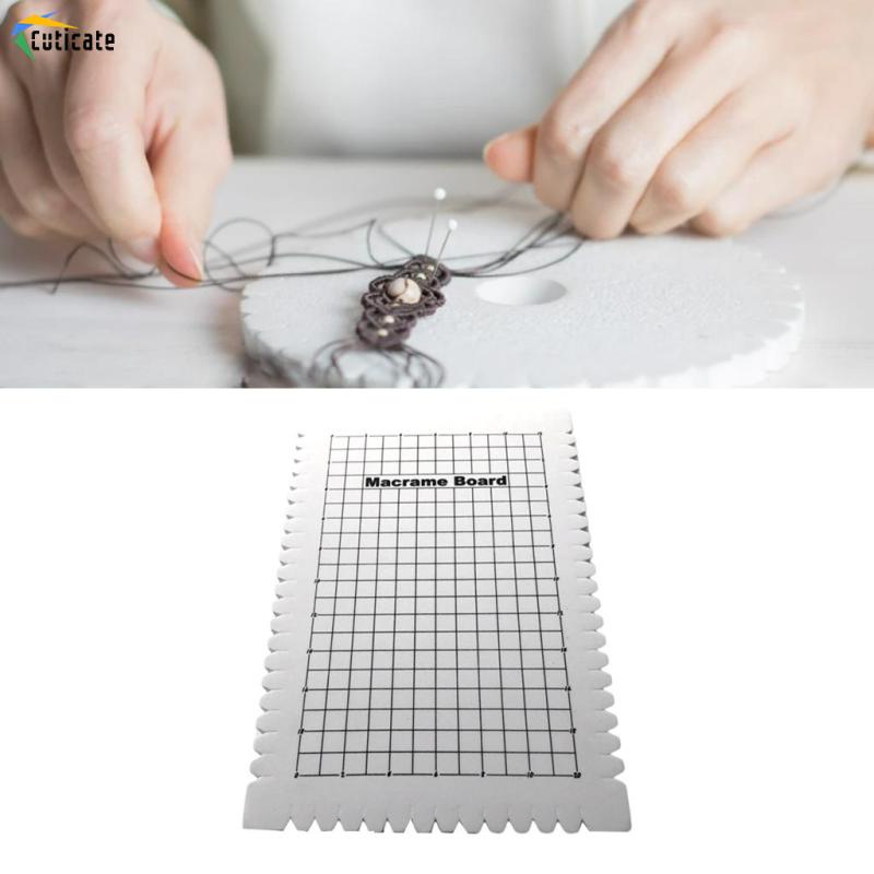 [Cuticate]Bảng macrame gỗ Cuticate 6.29x9.64x0.78in thắt dây trang trí thủ công DIY