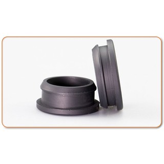 2 / 5 / 10 Chiếc Cao Su Silicon Màu Đen Snap-on Lỗ Cắm 2.5 3 3.5 4 4.5 5 5.5 6 6.5 7 7.5 8 đến 50,6mm Trống Cuối Nắp Niêm Phong Nút Chặn