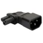 BTM C14 sang IEC320 C13 C5 C7 Bộ chuyển đổi nguồn AC 3 thiết bị đầu cuối Ổ cắm Bộ chuyển đổi đầu nối nguồn không dây Nam sang Nữ