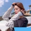 Găng tay chống nắng bằng lụa lạnh chống tia cực tím, Găng tay dài thời thượng