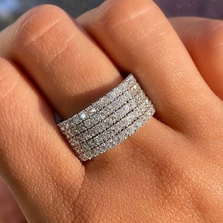 Nhẫn Mạ Bạc 925 Đính Đá Zircon Đơn Giản Thời Trang