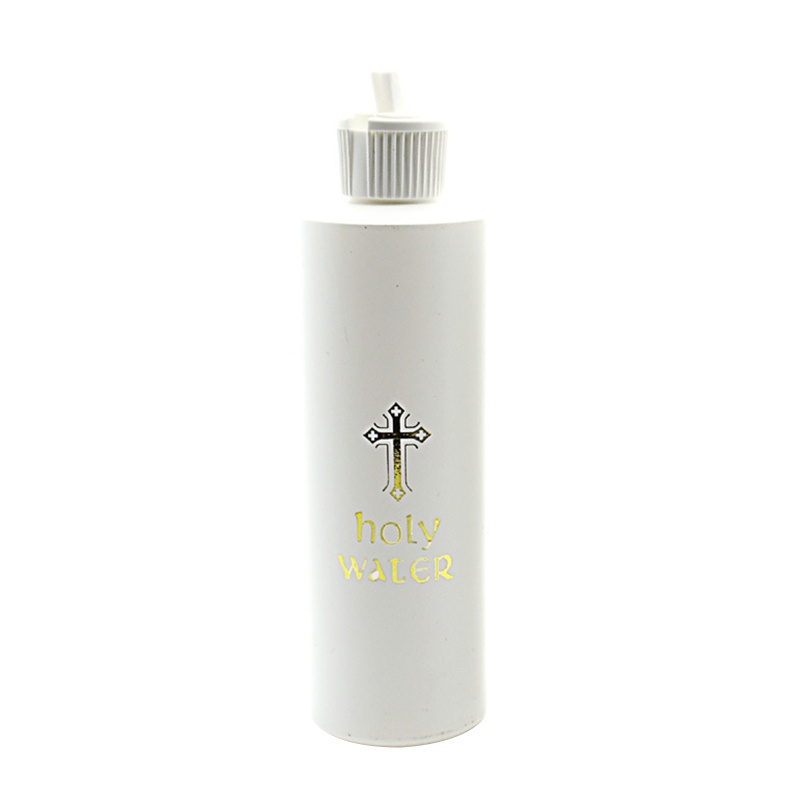 Bình nước thánh Kitô giáo hàng đầu 250ml vàng rỗng cho ngăn rỗng chữ thập
