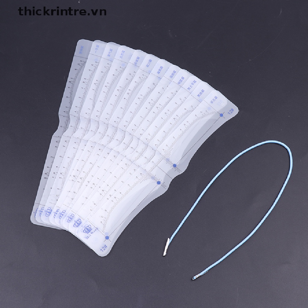 Set 12 Khuôn Kẻ Định Hình Lông Mày Tiện Dụng Chất Lượng Cao