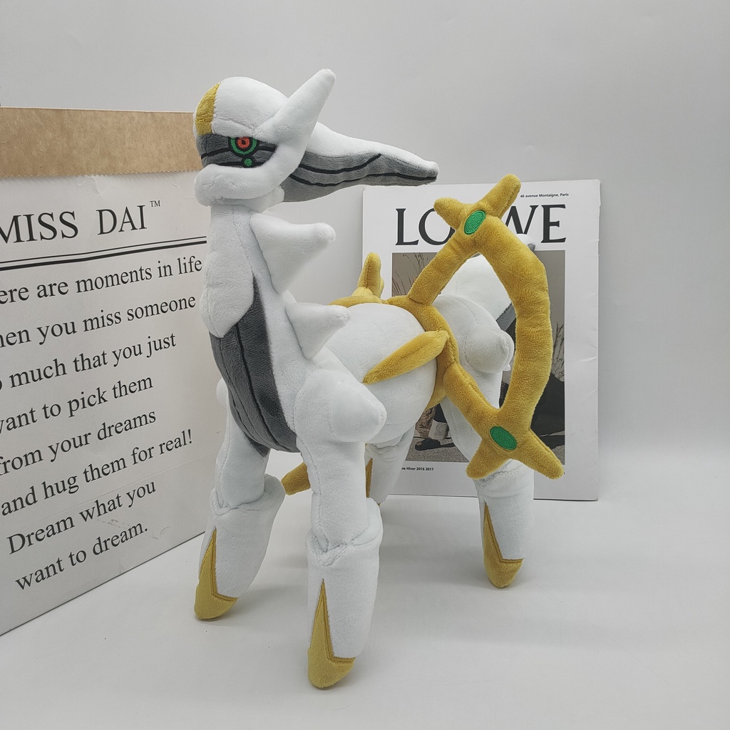 PS1 Pokemon Arceus Sang Trọng Đồ Chơi Búp Bê Nhồi Bông Quà Tặng Cho Trẻ Em Trang Trí Nhà Ném Gối Trò Chơi Búp Bê Đồ Chơi Cho Trẻ Em SP1