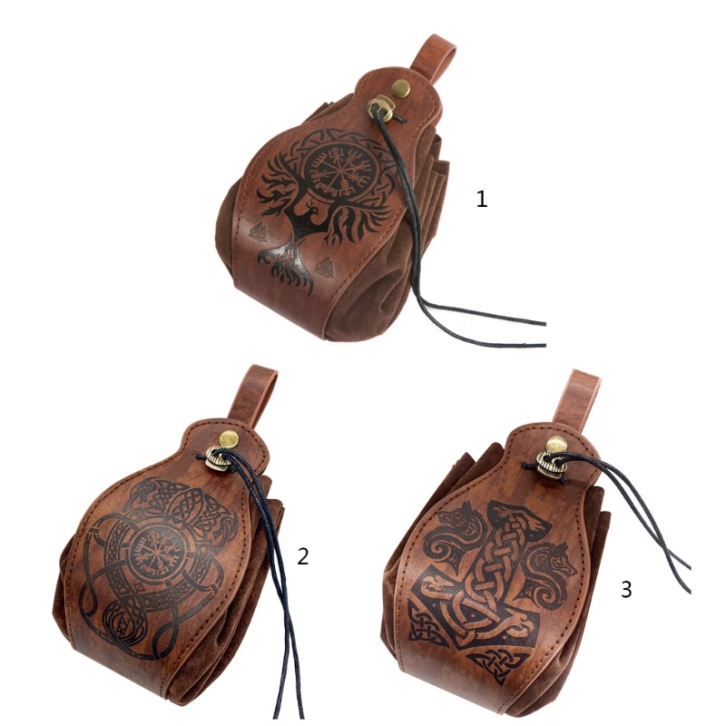 Mon PU Da Dây Rút DND-Dice Túi RPG-Dice Túi Có Thể Gập Lại Khay Và Túi