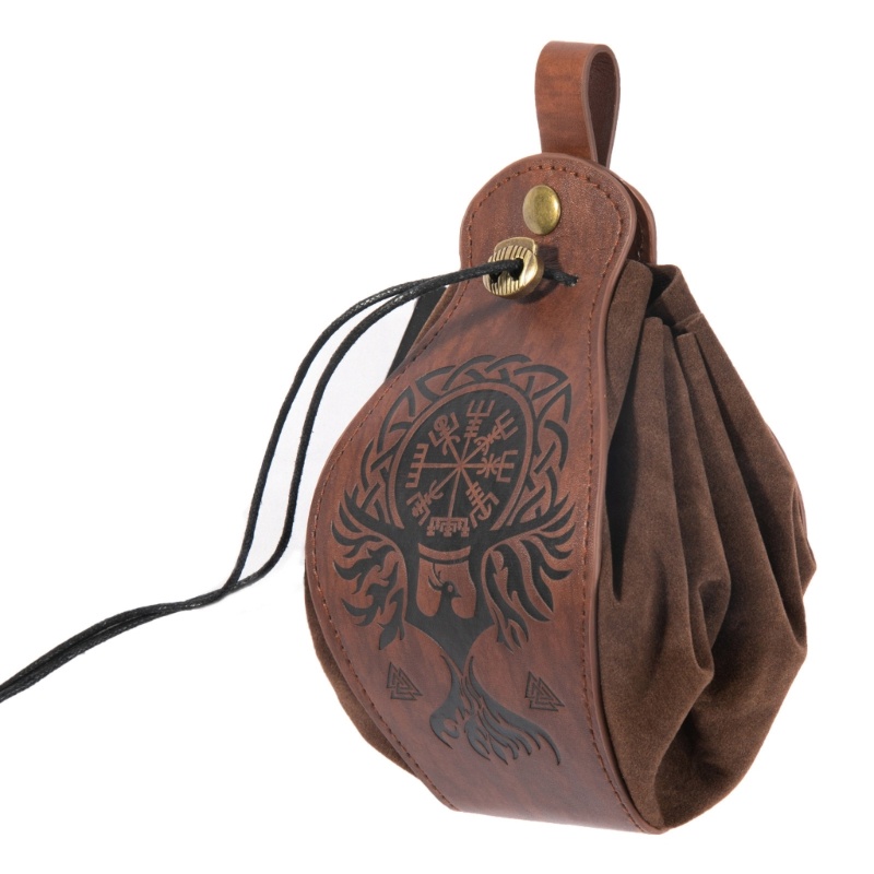 Mon PU Da Dây Rút DND-Dice Túi RPG-Dice Túi Có Thể Gập Lại Khay Và Túi