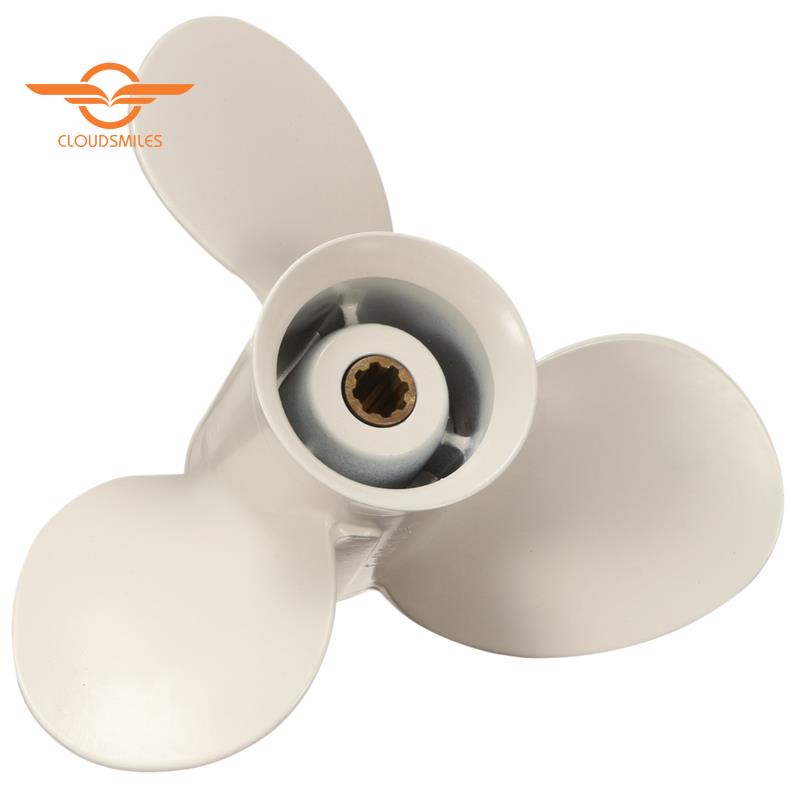 Cánh Quạt 8 Cánh Quạt 9.9-15HP 63V-45945-10-EL 9-1 / 4X9 Bằng Hợp Kim Nhôm Cho Yamaha