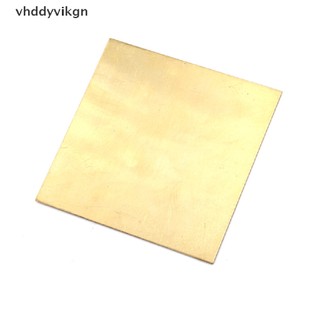 Tấm Lá Đồng Thau Mỏng 0.5mm / 0.8mm / 1mm / 2mm 100X100mm Dùng Làm Phụ Kiện DIY