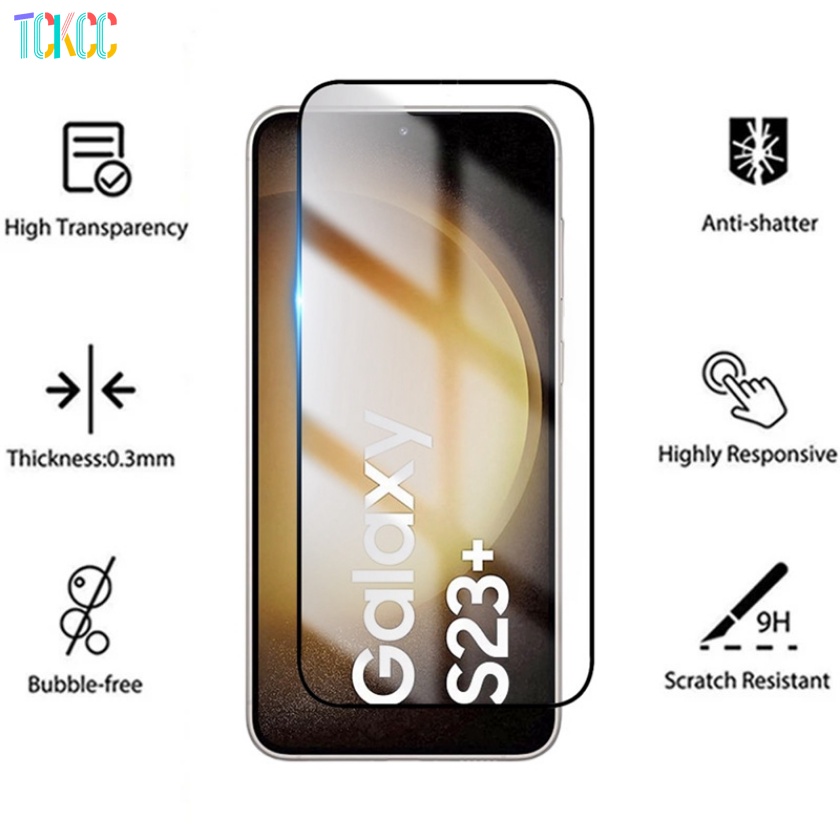 Kính Cường Lực Bảo Vệ Toàn Màn Hình Cho Samsung Galaxy S23 S22 S21 S20 Plus Ultra S20 S21 FE S10 Lite S10e S9 S10 Plus