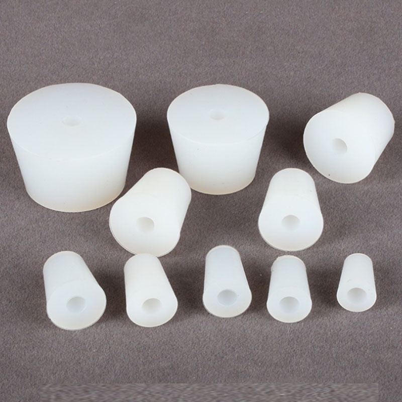 Nút chặn lỗ ống silicon hình nón có lỗ