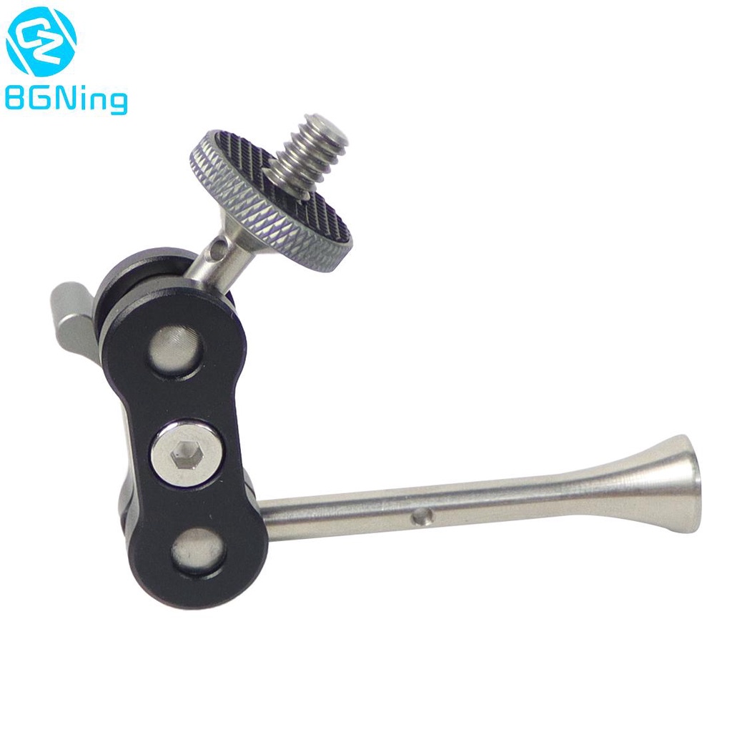 Bgning Mini Tripod Magic Arm 360 Xoay Dual Ball Head Bracket Tương