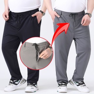 Quần Tây Nam Dáng Suông Co Giãn Phong Cách Doanh Nhân Cỡ Lớn 10XL 8XL