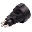 Bộ chuyển đổi nguồn BTM Nam sang Nữ 110-250V Điện áp rộng 3pin US Cắm vào EU 3pin Đen