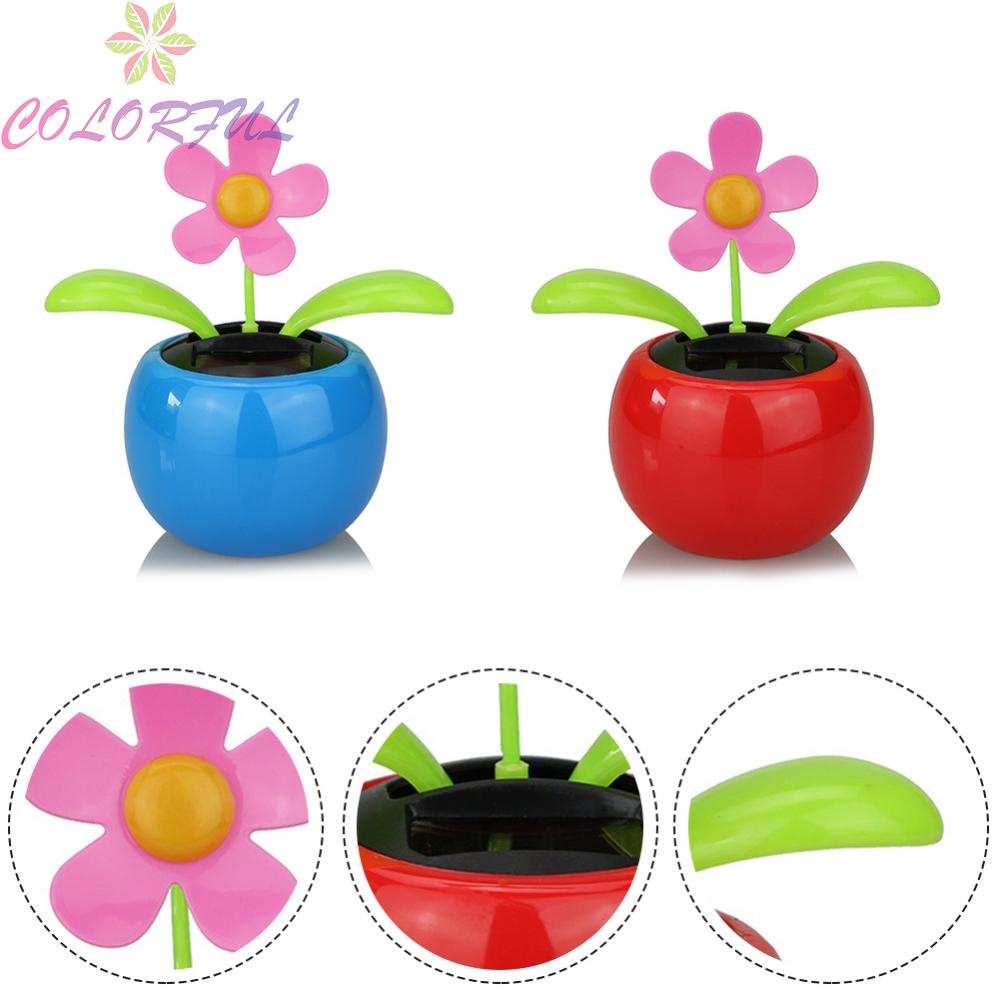 【COLORFUL】Solar Dancing ToyFlower AssortedStyle Solar Powered Dancing