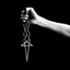Yoo Punk Phóng Đại Kim Loại Nặng Lớn Pentacle Dày Dây Xích Vòng Cổ Choker Nam Nữ