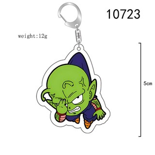 Móc Khóa Hai Mặt Bằng Acrylic Trong Suốt Họa Tiết Hoạt Hình Dragon Ball Goku