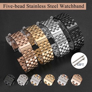 Dây Đeo Tay Bằng Thép Không Gỉ Hai Nút Khóa Cho Mido 20mm 22mm 24mm