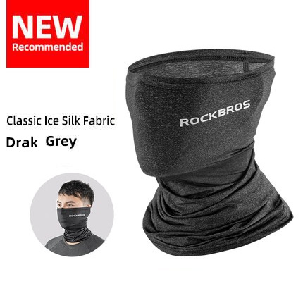 Rockbros Khẩu Trang Lụa Lạnh Chống Tia UV Chống Mồ Hôi Thoáng Khí Dành Cho Nam Và Nữ