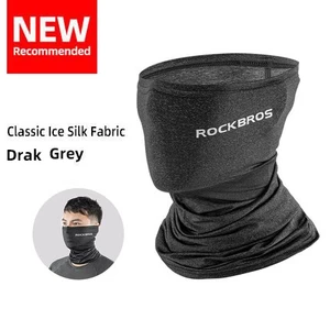 Rockbros Khẩu Trang Lụa Lạnh Chống Tia UV Chống Mồ Hôi Thoáng Khí Dành Cho Nam Và Nữ
