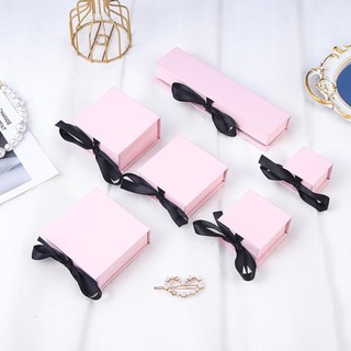 Hộp Giấy Đựng Trang Sức / Thẻ / Vòng Cổ Màu Trơn Sáng Tạo