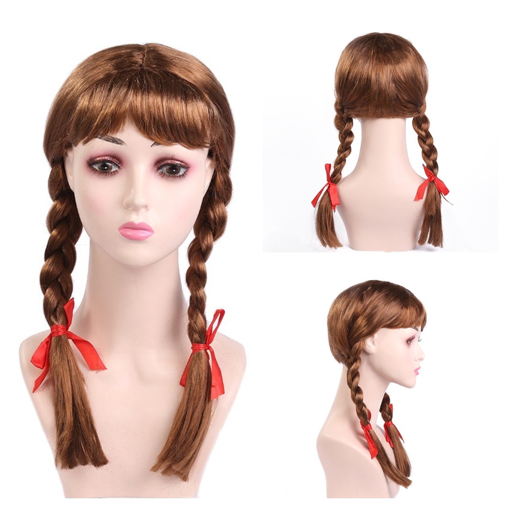 Annabell Tóc Giả Người Lớn Có Đuôi Ngựa Cho Trang Phục Hóa Trang Phụ Kiện