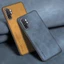 Dành Cho Samsung Galaxy Note 10 / Note 10 Plus Cao Cấp Kinh Doanh Retro Da Cao Su Mềm TPU Ốp Lưng
