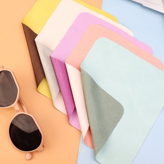 Khăn Lau Mắt Kính Bằng Sợi Microfiber Hai Mặt Chống Sương Mù Có Thể Tái Sử Dụng