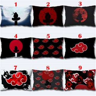 Hoạt Hình Gia Đình Sasuke Itachi Logo Hình Chữ Nhật Gối Anime Nhật Bản Naruto In Một Mặt Polyeste Sofa Đệm Trang Trí Nhà Cửa (Không Có Lõi)
