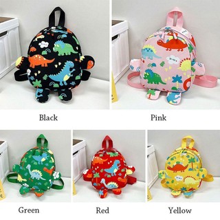 [Còn hàng] Ba lô trẻ em LEAFYHOME Túi đi học có thể điều chỉnh khủng long hoạt hình dễ thương