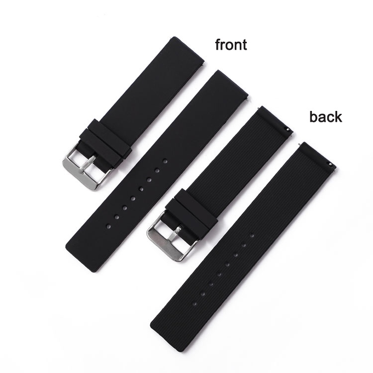 Dây Đeo Đồng Hồ Bằng Silicone Chống Nước Tháo Lắp Nhanh 14mm 16mm 18mm 20mm 22mm 24mm