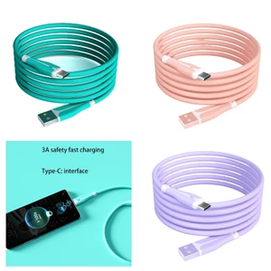 Dây truyền dữ liệu dây sạc nhanh BTM USB sang Type-C có đèn cho máy tính bảng điện thoại