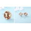 ♥Bông Tai Bạc Đính Đá Zircon Nhiều Màu Thời Trang Cho Nữ