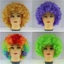 SAVORBOX Đen Afro Xoăn Tóc Giả Nhiều Màu Sắc Quà Tặng Chú Hề Cosplay Người Hâm Mộ Bóng Đá Carnival Tiệc Xoăn Tóc