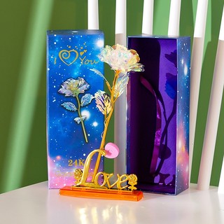 Hoa Hồng Mạ Vàng 24K Dùng Làm Quà Tặng