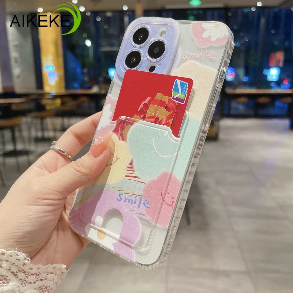 Ốp Điện Thoại Mềm Trong Suốt Có Ví Đựng Thẻ Cho iphone 14 13 12 11 Pro Xs Max XR X 8 7 6 6S 14 Plus 13 12 Mini SE 2020 2022