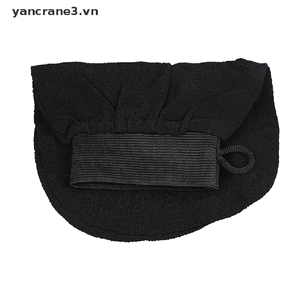 {YAN3} Găng tay chà Hammam Ma-rốc màu đen, Găng tay lột da, Găng tay đi tắm tẩy tế bào chết {yancrane3.vn}
