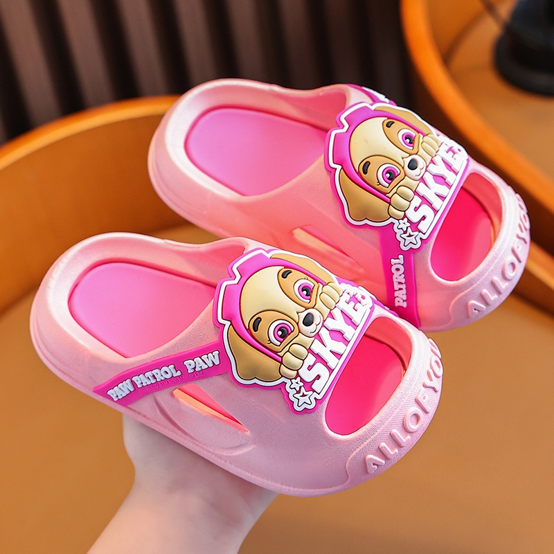 YT2 PAW Patrol Chase Skye Rubble Rocky dép trẻ em Dép bé trai Nhà mùa hè chống trượt phòng tắm bé gái mềm mại Hoạt hình TY2