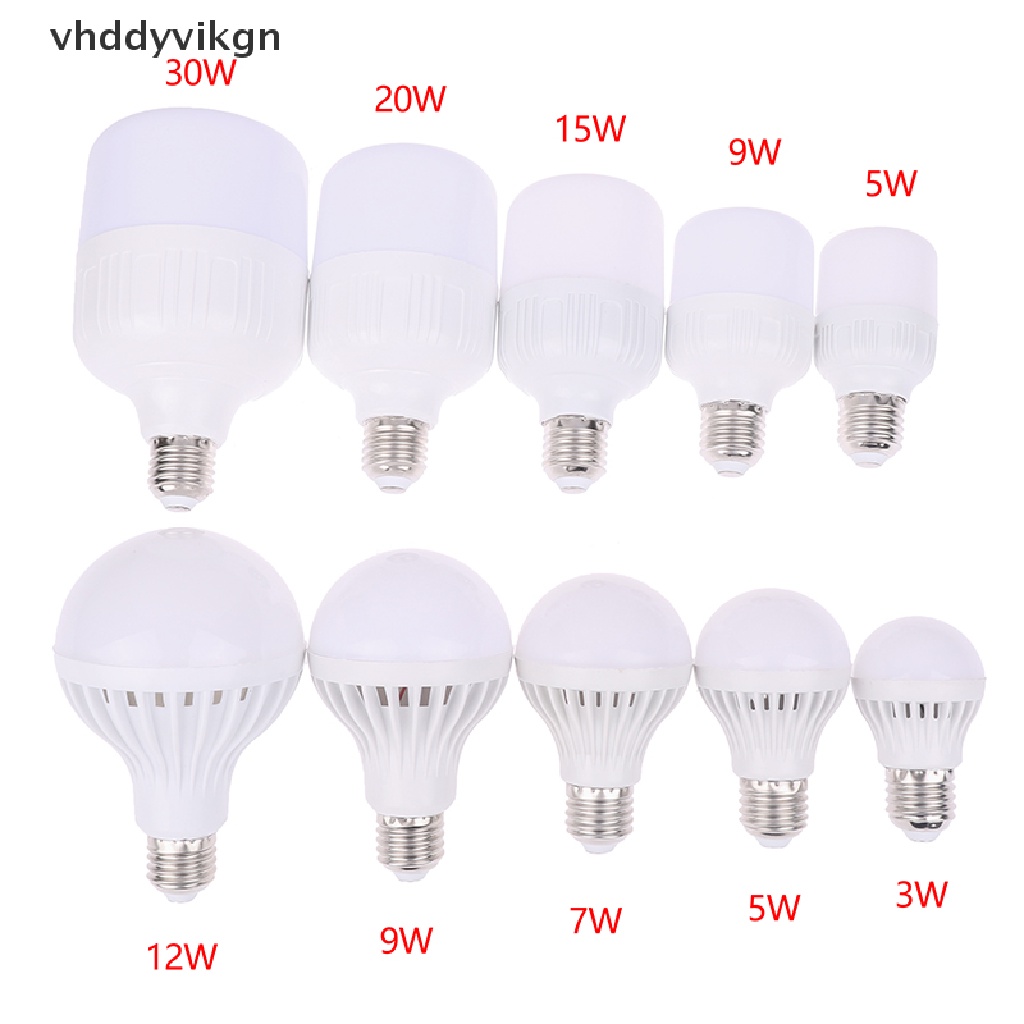 Bóng đèn Led 12V 5W 7W 9W 12W15W 20W 30W 12-85V