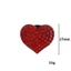 DELMER Auto Perfume Clip Trang trí nội thất Máy làm mát không khí ô tô Sáng tạo Bling Heart Phụ kiện ô tô Máy khuếch tán hương thơm ô tô dễ thương