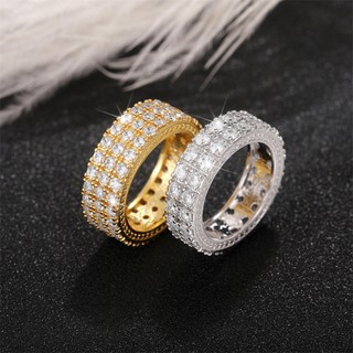 Nhẫn Mạ Bạc 925 Đính Đá Zircon Đơn Giản Thời Trang