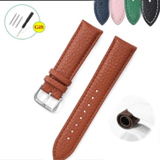 Dây Đeo Đồng Hồ Bằng Da Bò Thật Chống Nước 16mm 18mm 20mm 22mm 24mm