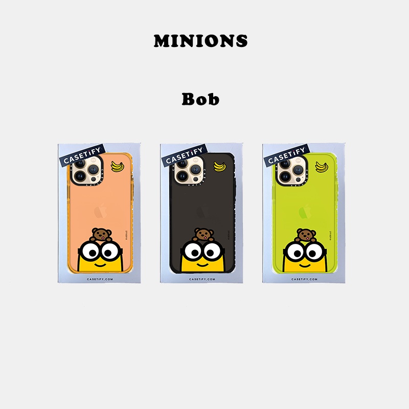 Ốp Điện Thoại TPU Mềm Hình MINIONS Bob Cho IPhone 14 13 12 11 Pro MAX Mini XS MAX XR X SE 6 6S 7 8 Plus