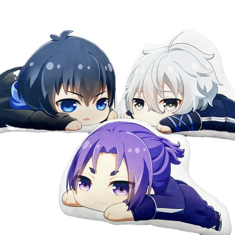 Gối Nhồi Bông Mềm Mại Hình Anime Blue Lock HT3 TH3 Trang Trí Nhà Cửa