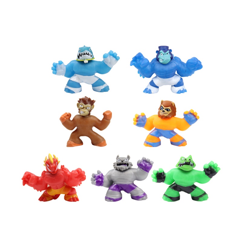 Đồ Chơi Xốp Squishy Giảm Stress Hình Siêu Anh Hùng Goo Jit Zu Dễ Thương Cho Bé
