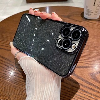 Ốp Điện Thoại Silicon Dẻo Mạ Màu Kim Tuyến Sang Trọng Cho iPhone 11 12 Pro Max 11Pro 12Pro 12Mini