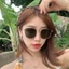 Mắt kính râm mát nữ nam chống UV400 và tia bức xạ phong cách retro Hàn Quốc cá tính thời trang cháy phố giá rẻ ABICA 250