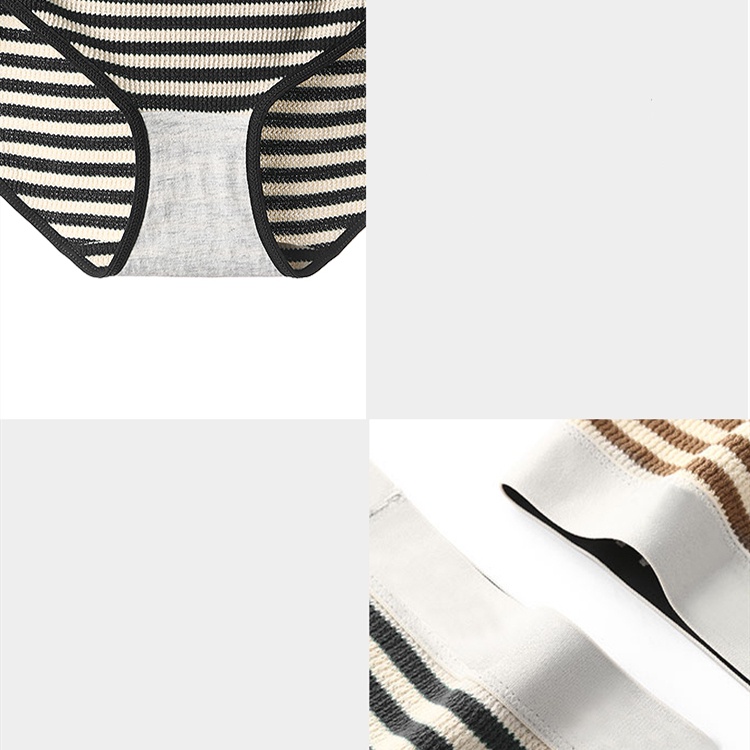 Áo Ngực cotton Kẻ Sọc Nâng Ngực Không Dây Thoải Mái Thân Thiện Với Da Cho Nữ Sinh