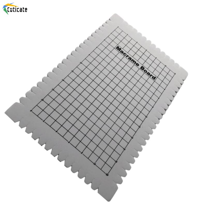 [Cuticate]Bảng macrame gỗ Cuticate 6.29x9.64x0.78in thắt dây trang trí thủ công DIY