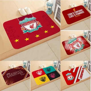 Thảm cửa Câu lạc bộ bóng đá Logo Liverpool Phòng ngủ Văn phòng Trang trí nội thất Thảm trải sàn chống trượt (60x40CM)