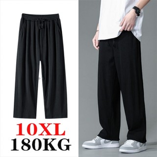 Quần Dài Ống Đứng Màu Đen Cỡ Lớn 10XL Cho Nam Đến 180KG
